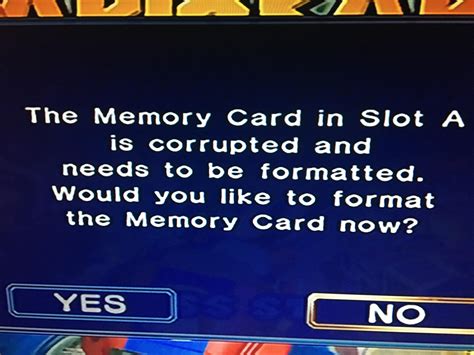 nintendo gamecube memory card corrupted.